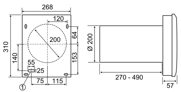 Размеры Maico PP 60 KA